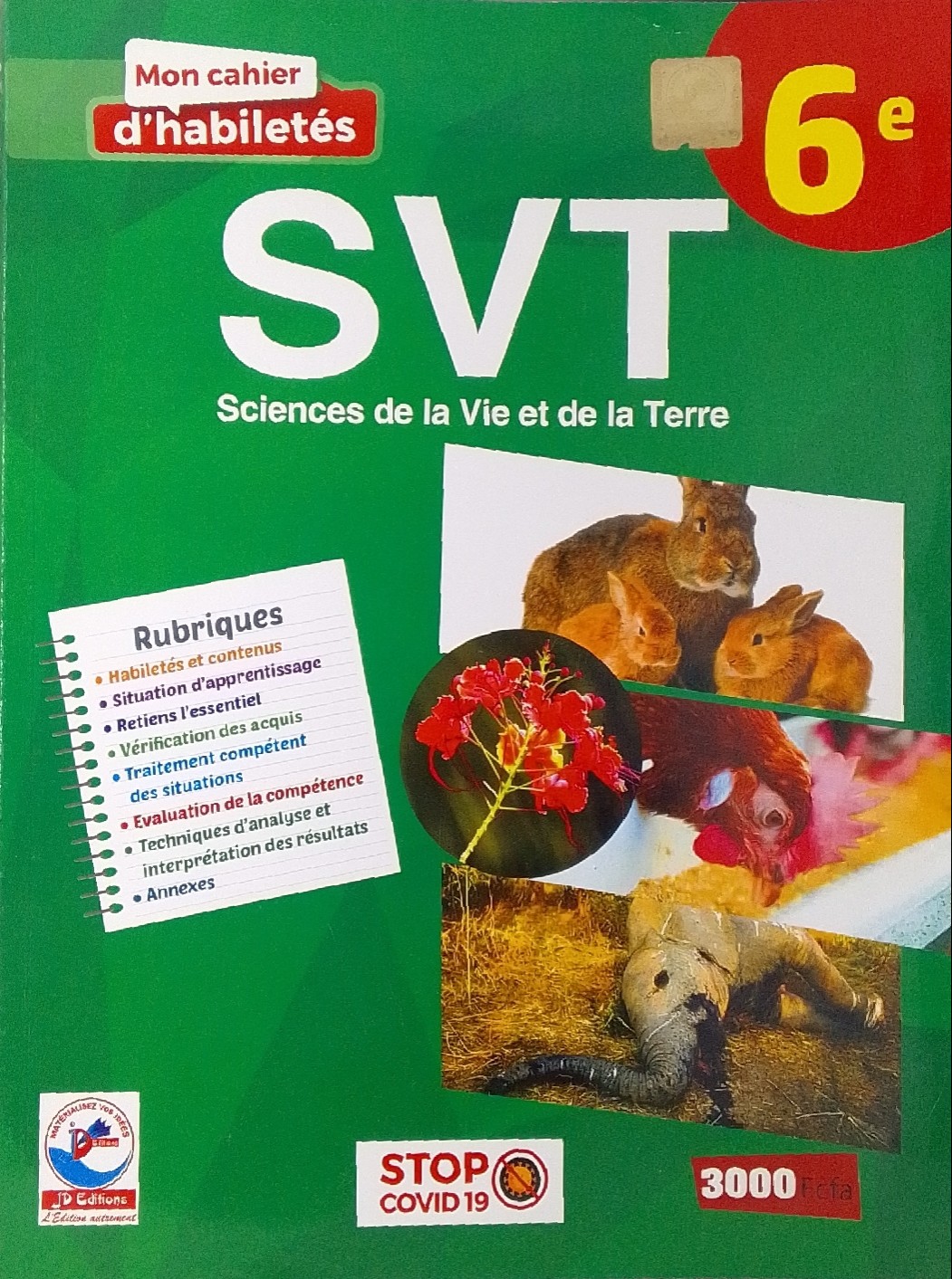 Mon cahier d'habiletés SVT 6ème