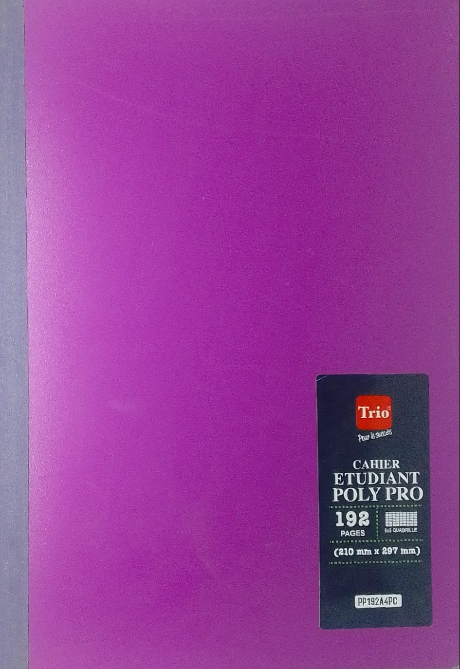 Cahier étudiant petit carreaux 200 pages